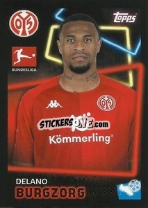 Cromo Delano Burgzorg - German Football Bundesliga 2022-2023 - Topps