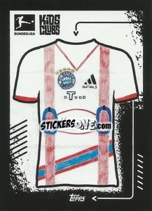 Figurina Kids Clubs Trikot - German Football Bundesliga 2022-2023 - Topps