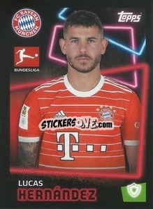 Sticker Lucas Hernández - German Football Bundesliga 2022-2023 - Topps