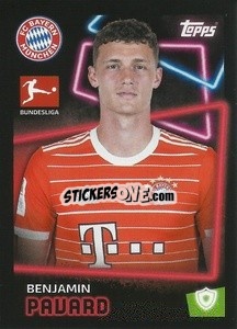 Sticker Benjamin Pavard - German Football Bundesliga 2022-2023 - Topps