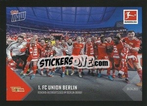 Sticker 1. FC Union Berlin - German Football Bundesliga 2022-2023 n. 5 - Topps