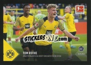 Sticker Tom Rothe (Borussia Dortmund) - German Football Bundesliga 2022-2023 - Topps