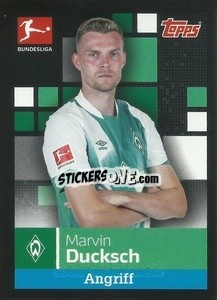 Cromo Marvin Duksch (Sv Werder Bremen) - German Football Bundesliga 2022-2023 - Topps