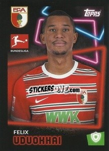 Sticker Felix Uduokhai - German Football Bundesliga 2022-2023 - Topps