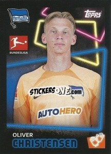 Sticker Oliver Christensen - German Football Bundesliga 2022-2023 - Topps