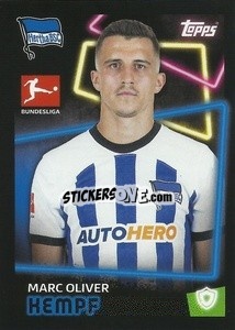 Sticker Marc Oliver Kempf - German Football Bundesliga 2022-2023 - Topps