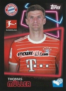 Sticker Thomas Müller - German Football Bundesliga 2022-2023 - Topps