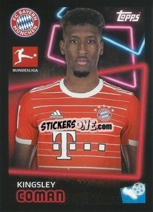 Sticker Kingsley Coman - German Football Bundesliga 2022-2023 - Topps