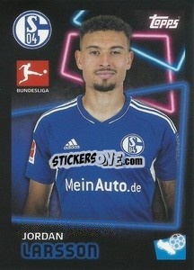 Sticker Jordan Larsson - German Football Bundesliga 2022-2023 - Topps