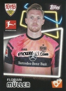 Sticker Florian Müller - German Football Bundesliga 2022-2023 - Topps