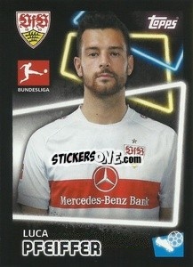 Sticker Luca Pfeiffer - German Football Bundesliga 2022-2023 - Topps