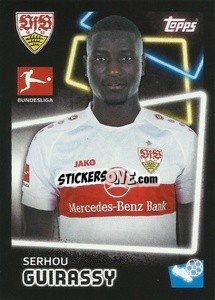 Sticker Serhou Guirassy - German Football Bundesliga 2022-2023 - Topps