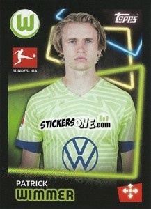 Sticker Patrick Wimmer - German Football Bundesliga 2022-2023 - Topps