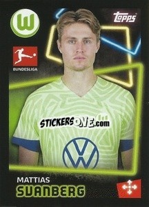 Sticker Mattias Svanberg - German Football Bundesliga 2022-2023 - Topps
