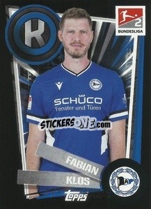 Sticker Fabian Klos - German Football Bundesliga 2022-2023 - Topps
