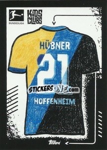 Figurina Kids Clubs Trikot - German Football Bundesliga 2022-2023 - Topps