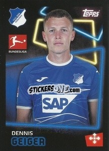 Sticker Dennis Geiger - German Football Bundesliga 2022-2023 - Topps