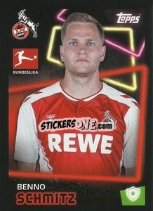 Sticker Benno Schmitz - German Football Bundesliga 2022-2023 - Topps