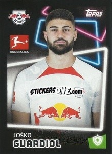 Sticker Joško Gvardiol - German Football Bundesliga 2022-2023 - Topps