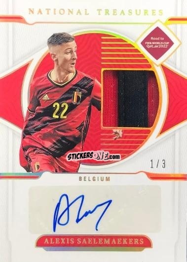 Sticker Alexis Saelemaekers - National Treasures Road to FIFA World Cup 2022 n. MS-ASA - Panini