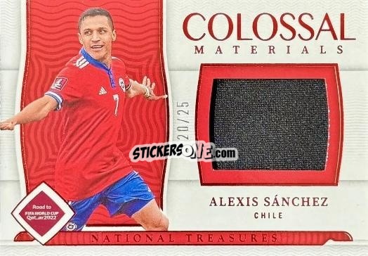Sticker Alexis Sanchez - National Treasures Road to FIFA World Cup 2022 n. CO-ASZ - Panini