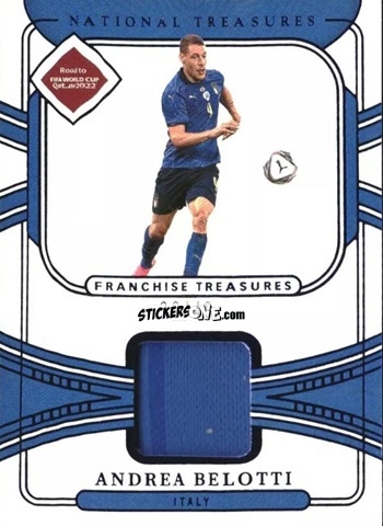 Sticker Andrea Belotti - National Treasures Road to FIFA World Cup 2022 n. FT-AB - Panini