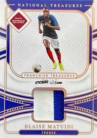 Sticker Blaise Matuidi - National Treasures Road to FIFA World Cup 2022 n. FT-BM - Panini