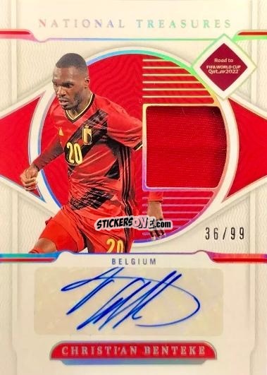 Sticker Christian Benteke - National Treasures Road to FIFA World Cup 2022 n. MS-CB - Panini
