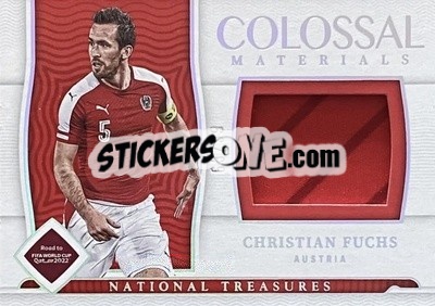 Sticker Christian Fuchs - National Treasures Road to FIFA World Cup 2022 n. CO-CF - Panini