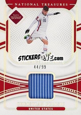 Sticker Christian Pulisic - National Treasures Road to FIFA World Cup 2022 - Panini