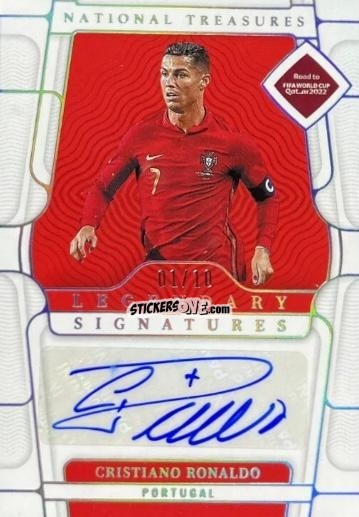 Sticker Cristiano Ronaldo - National Treasures Road to FIFA World Cup 2022 n. LS-CR7 - Panini