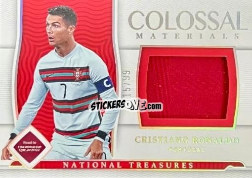 Sticker Cristiano Ronaldo - National Treasures Road to FIFA World Cup 2022 n. CO-CR7 - Panini