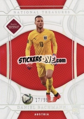 Sticker Daniel Bachmann - National Treasures Road to FIFA World Cup 2022 - Panini