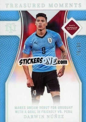 Sticker Darwin Nunez - National Treasures Road to FIFA World Cup 2022 n. 190 - Panini