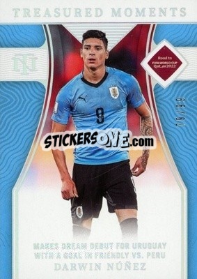 Sticker Darwin Nunez - National Treasures Road to FIFA World Cup 2022 - Panini