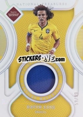 Sticker David Luiz - National Treasures Road to FIFA World Cup 2022 - Panini