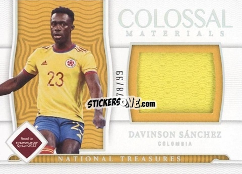 Sticker Davinson Sanchez - National Treasures Road to FIFA World Cup 2022 n. CO-DSA - Panini