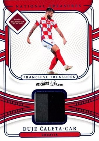 Sticker Duje Caleta-Car - National Treasures Road to FIFA World Cup 2022 n. FT-DCC - Panini