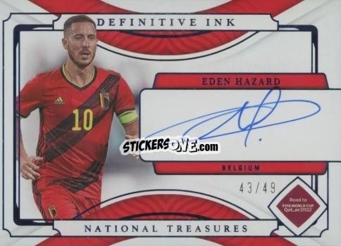 Sticker Eden Hazard - National Treasures Road to FIFA World Cup 2022 n. DI-EHZ - Panini