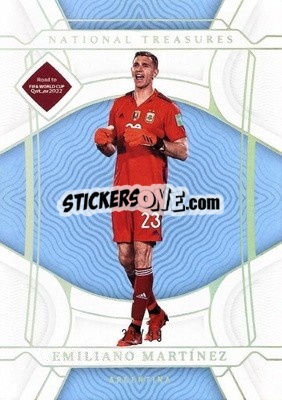 Sticker Emiliano Martinez - National Treasures Road to FIFA World Cup 2022 - Panini