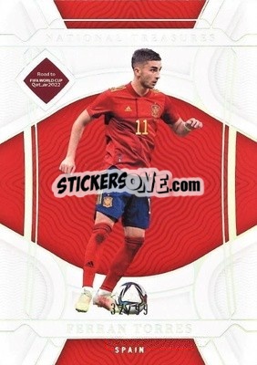 Sticker Ferran Torres - National Treasures Road to FIFA World Cup 2022 - Panini