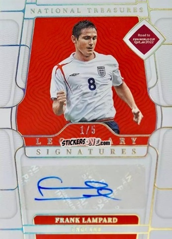 Sticker Frank Lampard - National Treasures Road to FIFA World Cup 2022 n. LS-FL - Panini