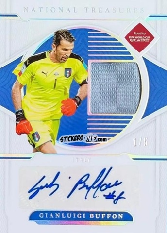 Sticker Gianluigi Buffon - National Treasures Road to FIFA World Cup 2022 n. MS-BUF - Panini