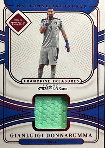 Sticker Gianluigi Donnarumma - National Treasures Road to FIFA World Cup 2022 n. FT-GD - Panini