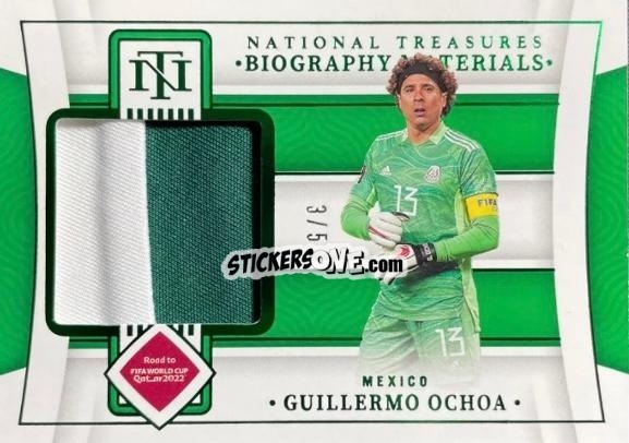 Sticker Guillermo Ochoa - National Treasures Road to FIFA World Cup 2022 n. BM-GO - Panini