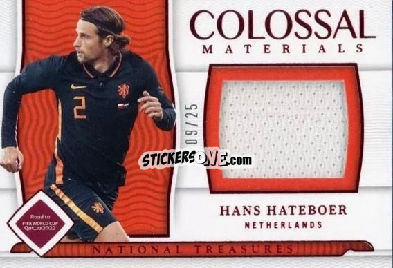 Sticker Hans Hateboer - National Treasures Road to FIFA World Cup 2022 n. CO-HBR - Panini