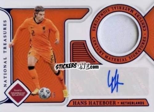 Sticker Hans Hateboer - National Treasures Road to FIFA World Cup 2022 n. CE-HBR - Panini