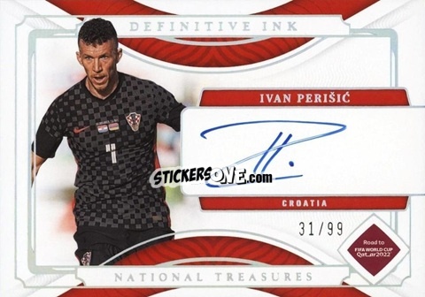 Sticker Ivan Perisic - National Treasures Road to FIFA World Cup 2022 n. DI-IP - Panini