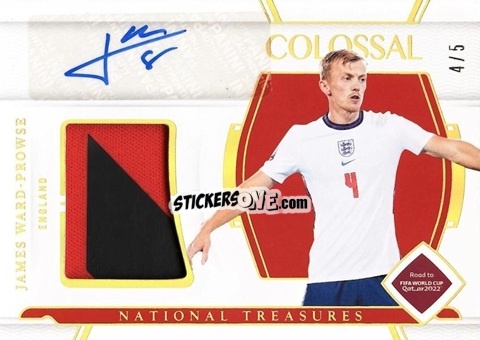 Sticker James Ward-Prowse - National Treasures Road to FIFA World Cup 2022 n. CS-JWP - Panini