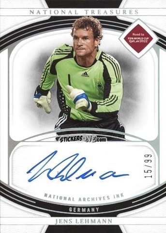 Sticker Jens Lehmann - National Treasures Road to FIFA World Cup 2022 n. NI-LEH - Panini